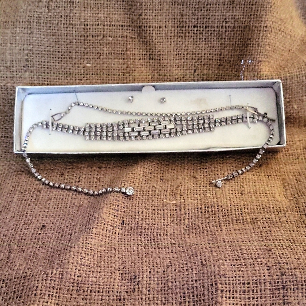 Vintage Rhinestone set